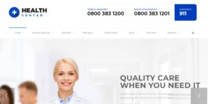 Health Center - Medical WordPress theme