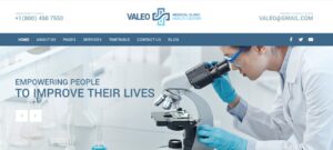 Valeo - health center and hospital WordPress Theme