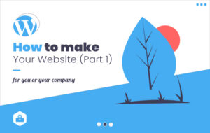 How to make your website part 2 (setting up everything 2