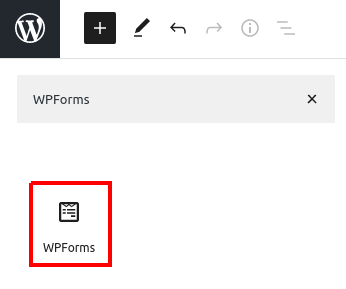 WPForms Block